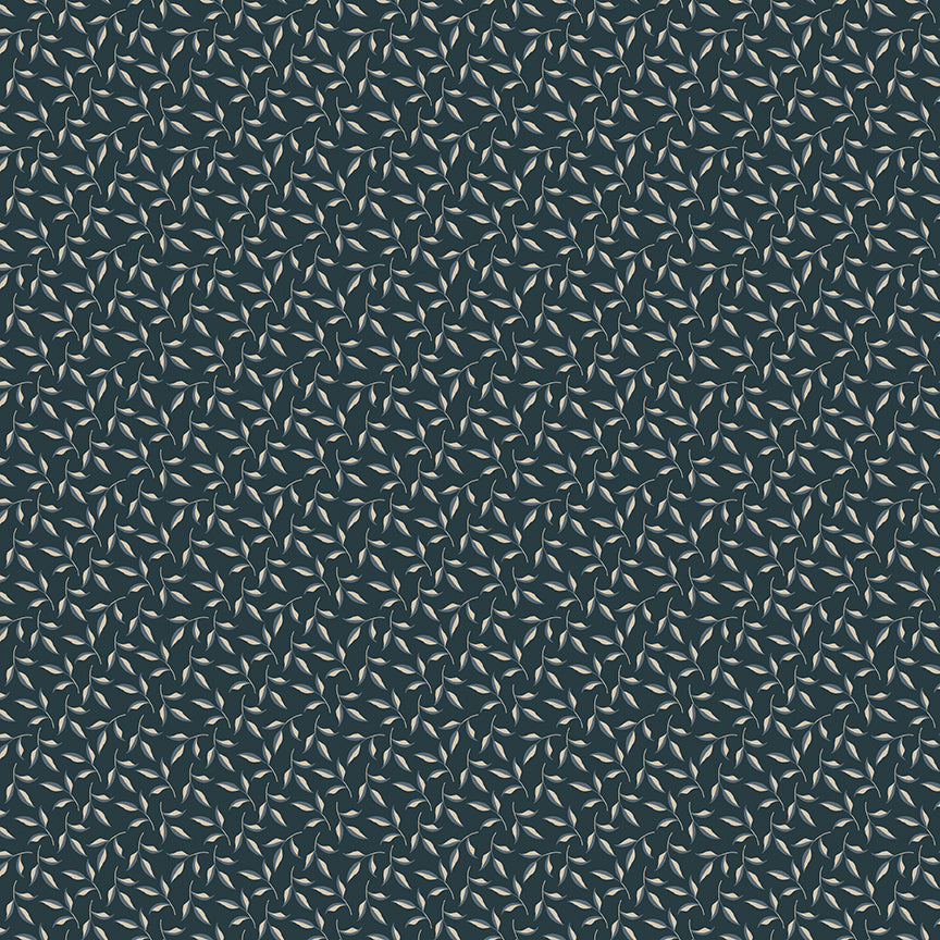 Fabric Riley Blake Carbon Evergreen Charmed & Treasured by the Quarter Yard C18166-CARBON