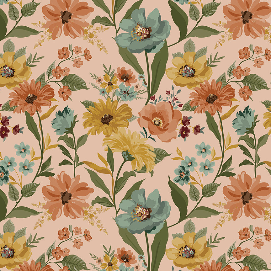 Fabric Riley Blake Blush Main Worth Repeating by the Quarter Yard C18260-BLUSH