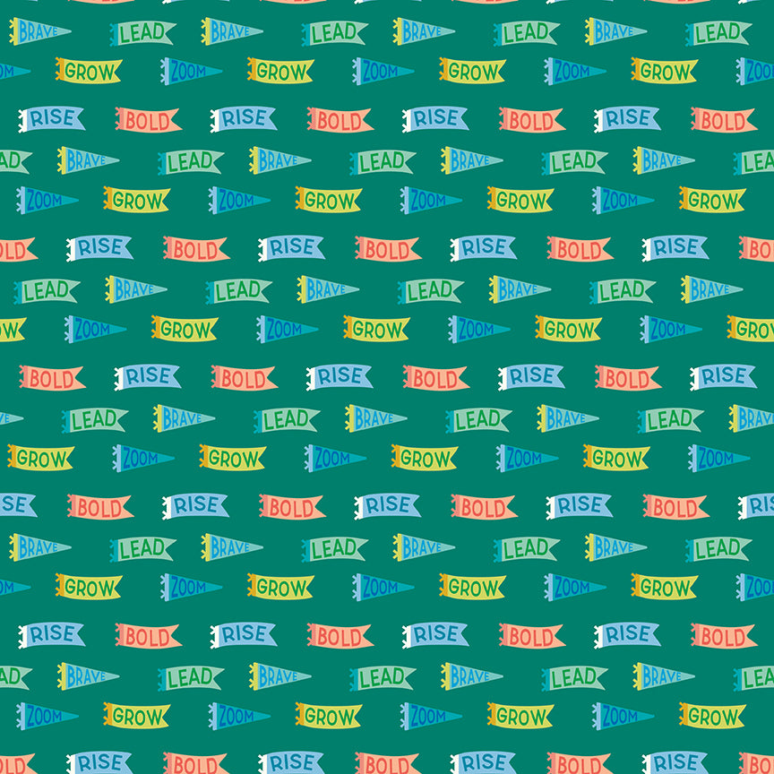 Fabric Riley Blake Everest Brave Banners Brave Your Way by the Quarter Yard C18312-EVEREST