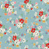 Fabric Riley Blake Blue Clifton Rose Cath Kidston Signature Collection by the Quarter Yard C18370-BLUE