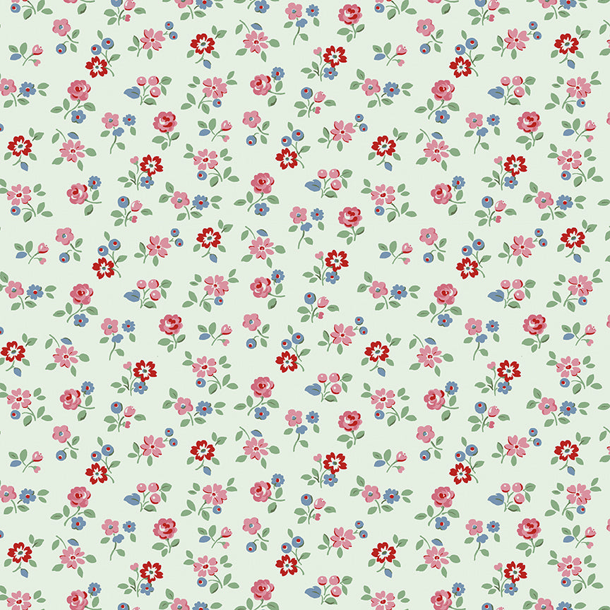 Fabric Riley Blake Mist Arlington Ditsy Cath Kidston Signature Collection by the Quarter Yard C18373-MIST