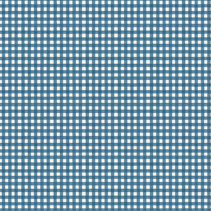 Fabric Riley Blake Navy Gingham Cath Kidston Signature Collection by the Quarter Yard C18375-NAVY