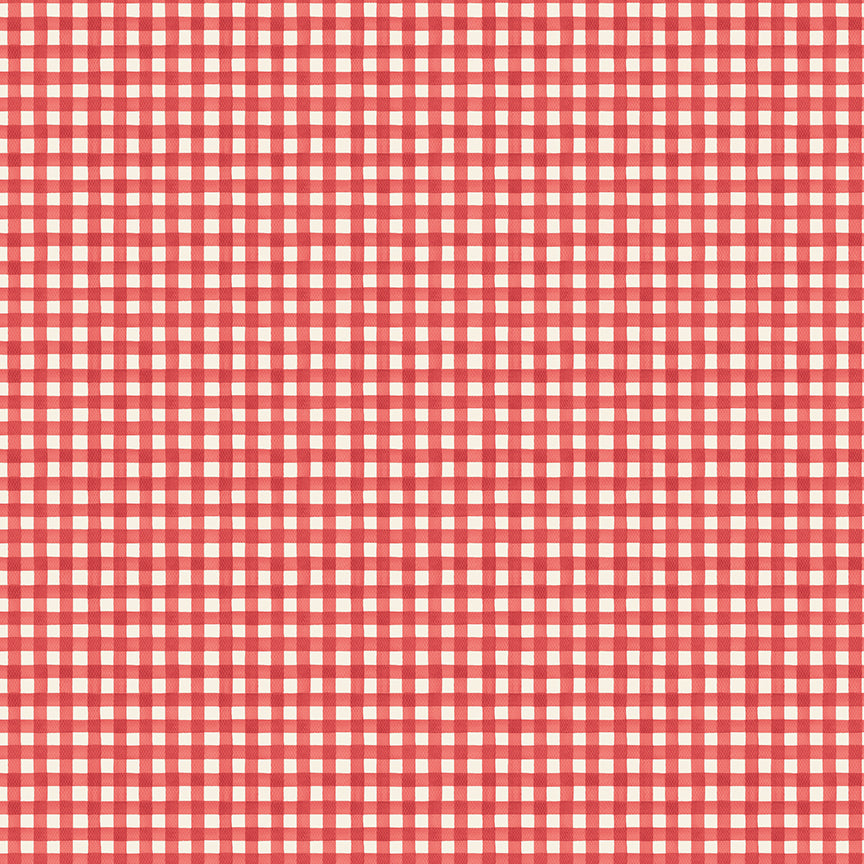 Fabric Riley Blake Red Gingham Cath Kidston Signature Collection by the Quarter Yard C18375-RED