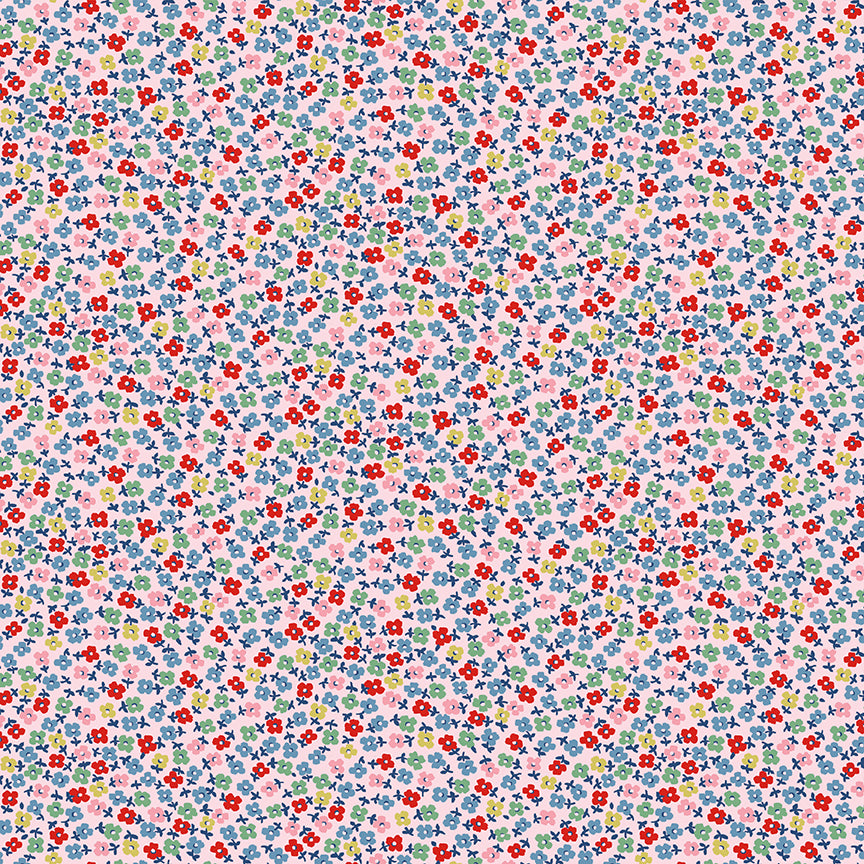 Fabric Riley Blake Pink Teeny One Cath Kidston Signature Collection by the Quarter Yard C18376-PINK