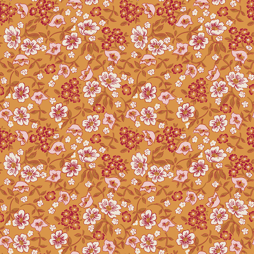 Fabric Riley Blake Spice Heritage Family Reunion by the Quarter Yard C18390-SPICE