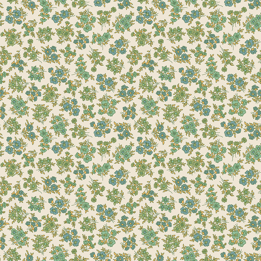 Fabric Riley Blake Basil Wildflower Family Reunion by the Quarter Yard C18393-BASIL