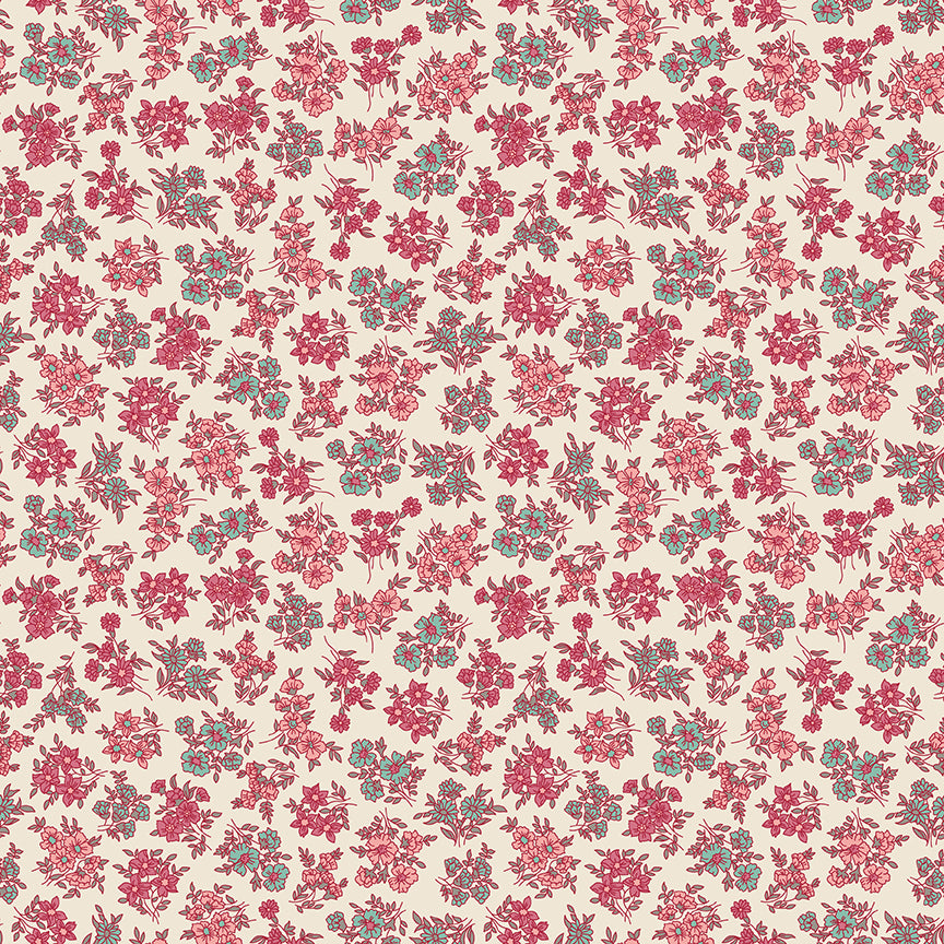 Fabric Riley Blake Cherry Tart Wildflower Family Reunion by the Quarter Yard C18393-CHERRYTART