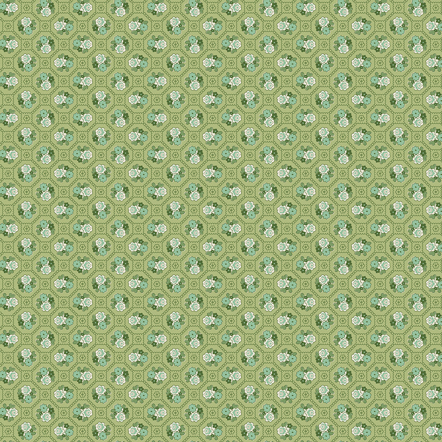 Fabric Riley Blake Lettuce Aunt Family Reunion by the Quarter Yard C18394-LETTUCE