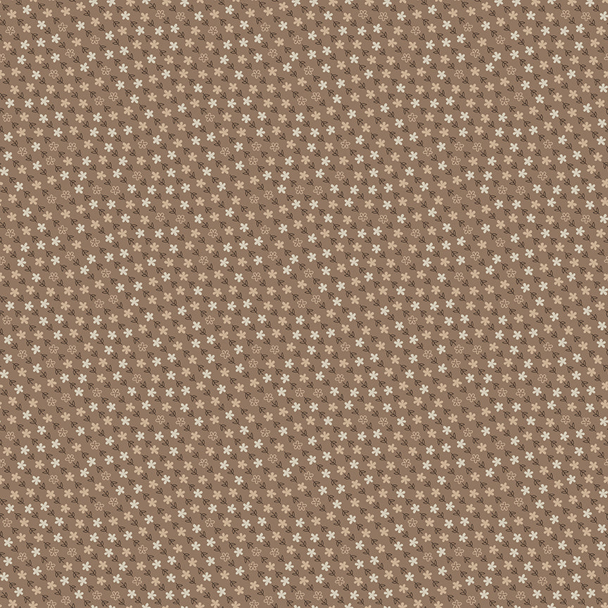 Fabric Riley Blake Chestnut Generations Family Reunion by the Quarter Yard C18398-CHESTNUT