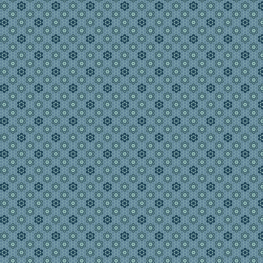 Fabric Riley Blake Denim Patchwork Family Reunion by the Quarter Yard C18401-DENIM