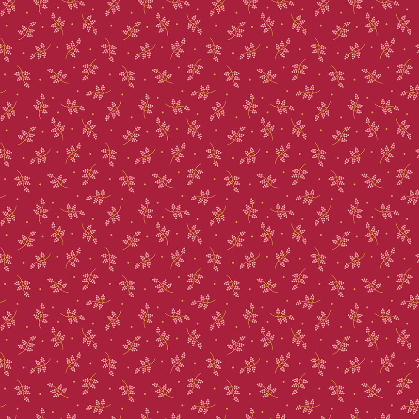 Fabric Riley Blake Cherry Tart Camping Family Reunion by the Quarter Yard C18404-CHERRYTART