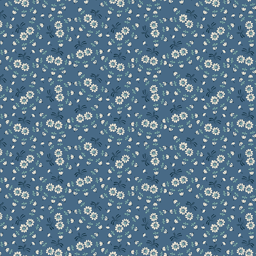 Fabric Riley Blake Denim Together Family Reunion by the Quarter Yard C18407-DENIM