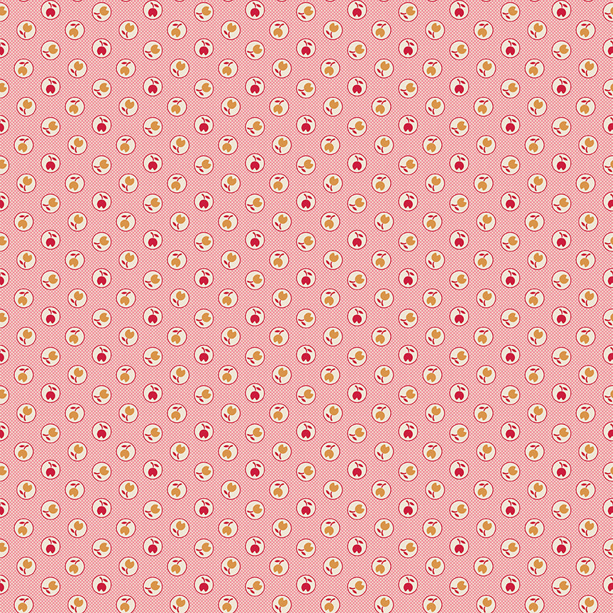Fabric Riley Blake Coral Singsong Family Reunion by the Quarter Yard C18408-CORAL
