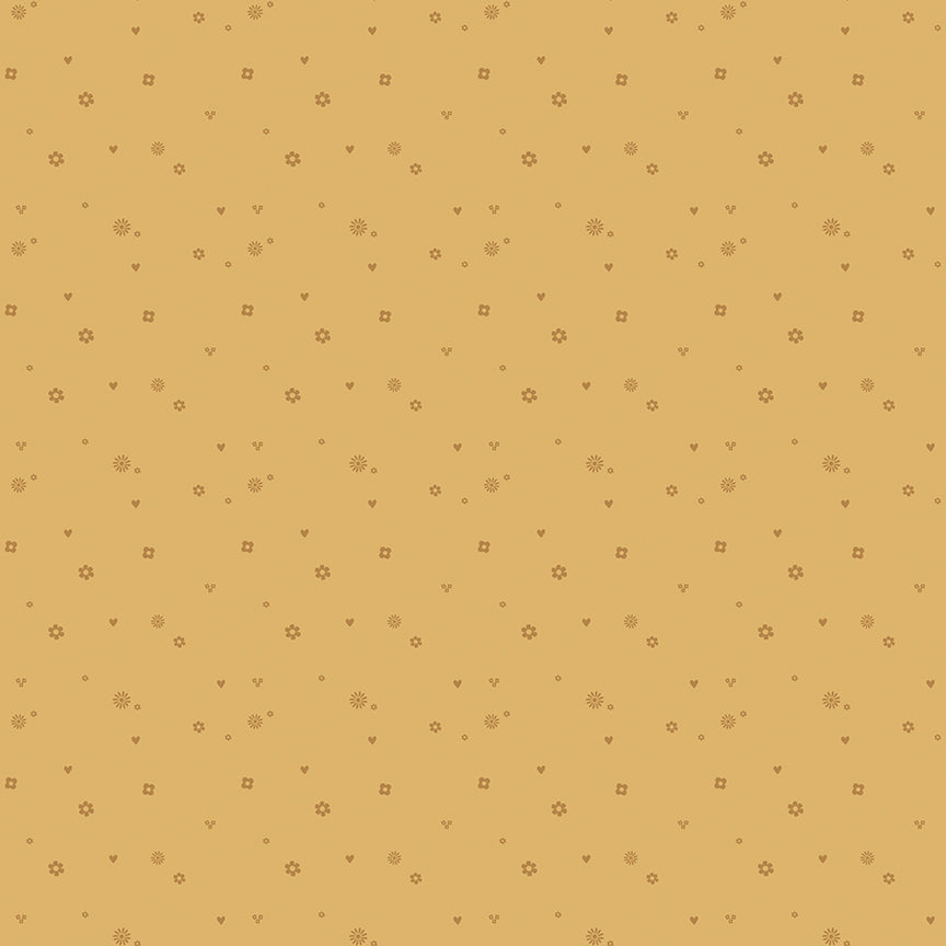 Fabric Riley Blake Honey Confetti Bees and Blossoms by the Quarter Yard C18435-HONEY