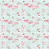 Fabric Riley Blake Aqua Tweetheart Bloom & Heart by the Quarter Yard C18441-AQUA