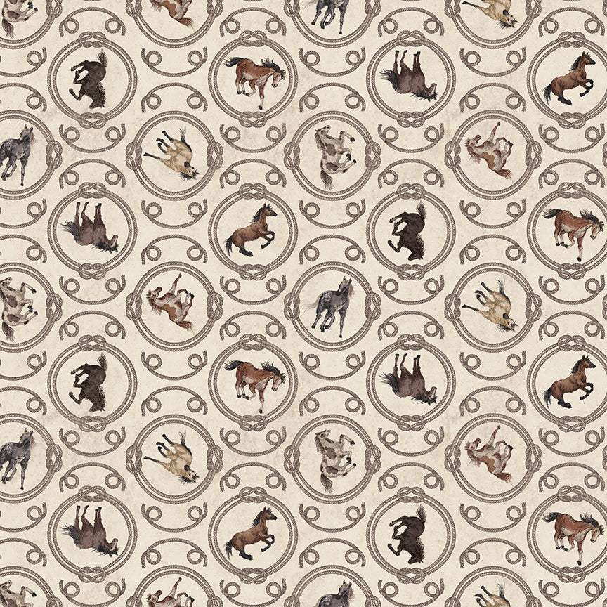Fabric Riley Blake Linen Ropes Horseshoe Creek by the Quarter Yard C18472-LINEN
