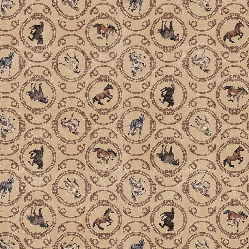 Fabric Riley Blake Tea Dye Ropes Horseshoe Creek by the Quarter Yard C18472-TEADYE