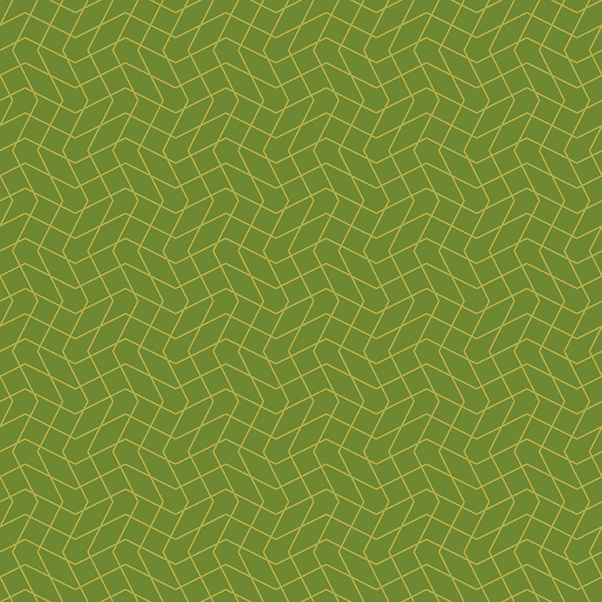 Fabric Riley Blake Lime Wavy Grid Quilt in Color by the Quarter Yard C18513-LIME