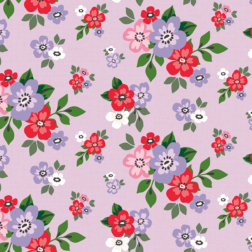 Fabric Riley Blake Lavender Main Sweet On You by the Quarter Yard C18550-LAVENDER