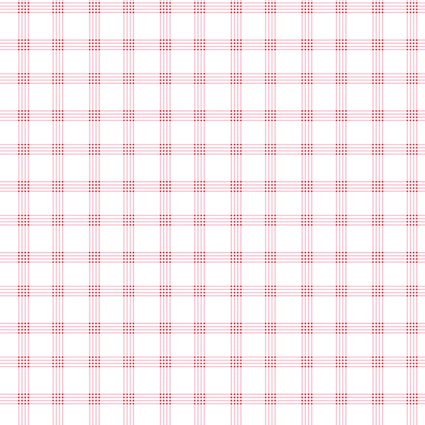 Fabric Riley Blake White Plaid Sweet On You by the Quarter Yard C18552-WHITE