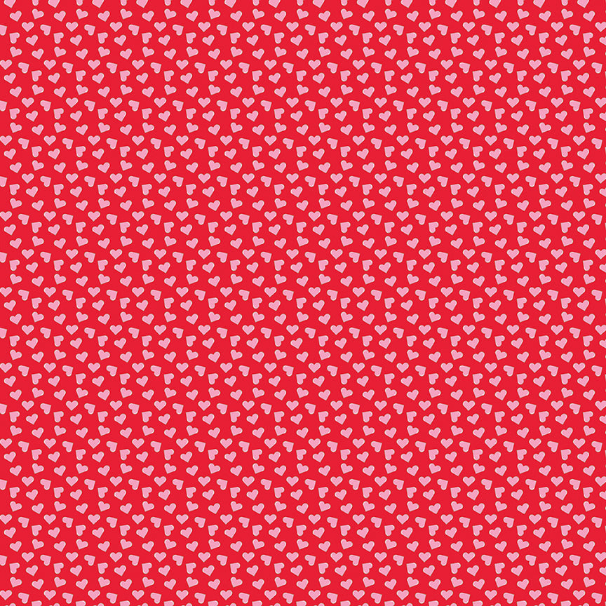 Fabric Riley Blake Red Hearts Sweet On You by the Quarter Yard C18555-RED