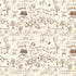 Fabric Riley Blake Cream 100 Aker Map Winnie The Pooh Baby by the Quarter Yard C18592-CREAM