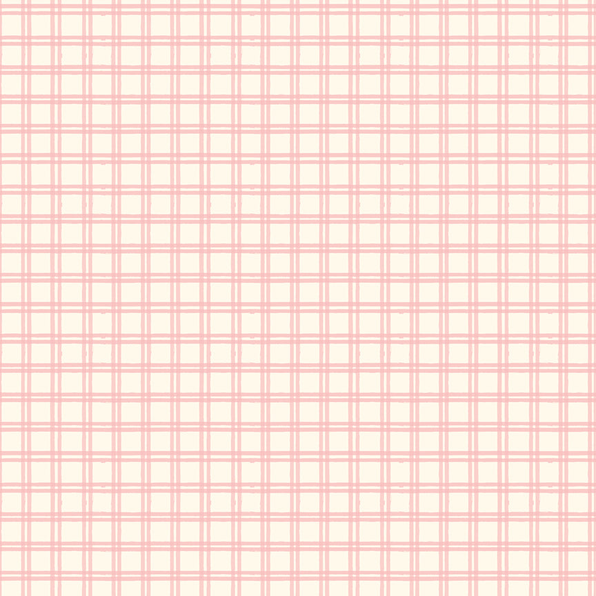 Fabric Riley Blake Pink Plaid Winnie The Pooh Baby by the Quarter Yard C18593-PINK