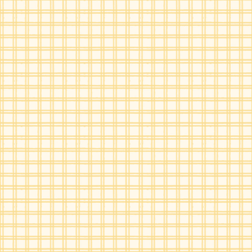 Fabric Riley Blake Yellow Plaid Winnie The Pooh Baby by the Quarter Yard C18593-YELLOW