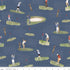 Fabric Riley Blake Blue Main Greens & Fairways by the Quarter Yard C18680-BLUE