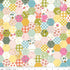 Fabric Riley Blake Multi Hexies Ashmere by the Quarter Yard C18891-MULTI