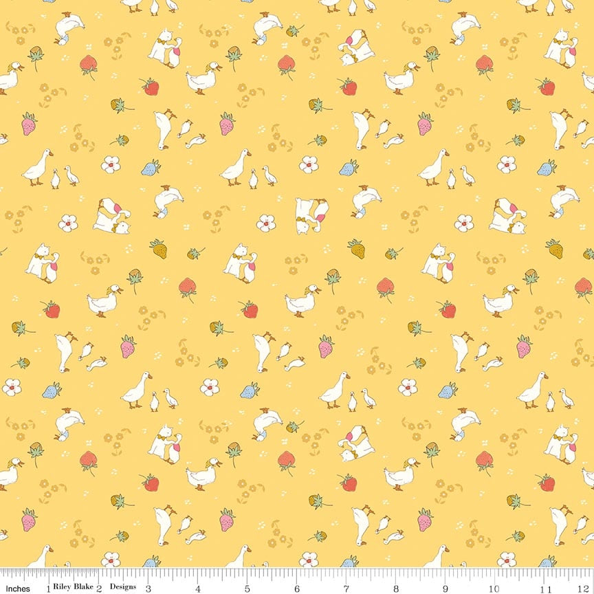 Fabric Riley Blake Dandelion Friends Ashmere by the Quarter Yard C18893-DANDELION