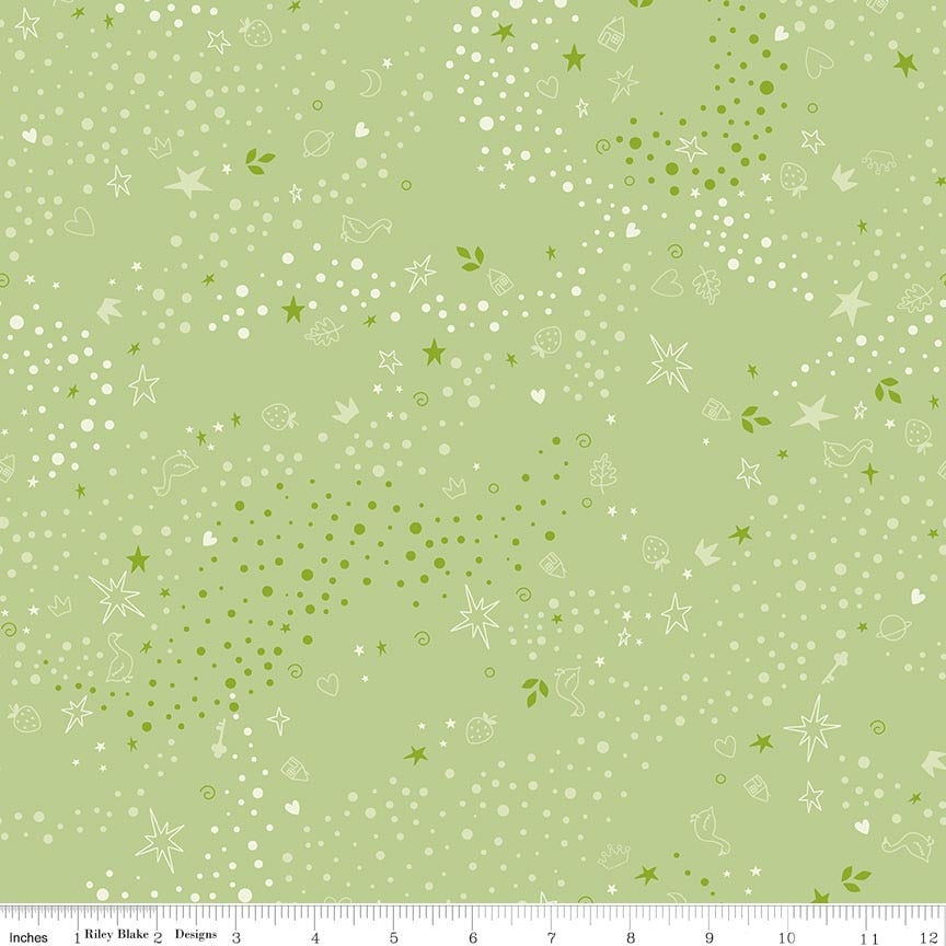 Fabric Riley Blake Honeydew Storybook Basic by the Quarter Yard C365-HONEYDEW