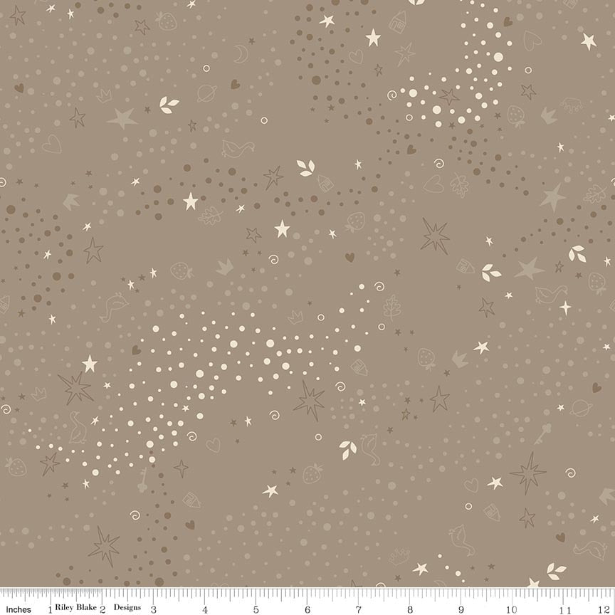 Fabric Riley Blake Pebble Storybook Basic by the Quarter Yard C365-PEBBLE