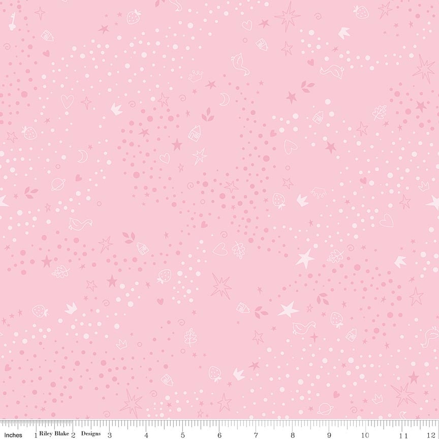 Fabric Riley Blake Petunia Storybook Basic by the Quarter Yard C365-PETUNIA
