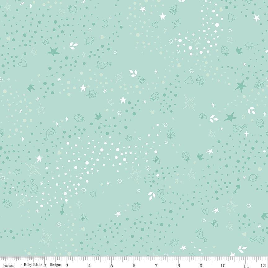 Fabric Riley Blake Songbird Storybook Basic by the Quarter Yard C365-SONGBIRD