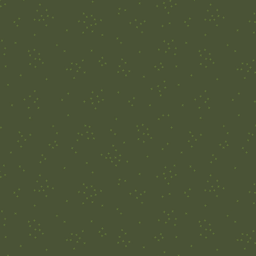 Fabric Riley Blake Chive Scattered-A-Cross by the Quarter Yard C370-CHIVE