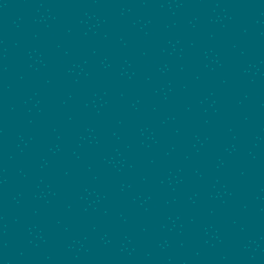 Fabric Riley Blake Lagoon Scattered-A-Cross by the Quarter Yard C370-LAGOON