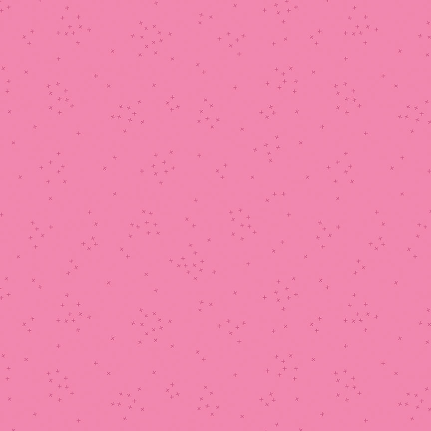 Fabric Riley Blake Rose Scattered-A-Cross by the Quarter Yard C370-ROSE
