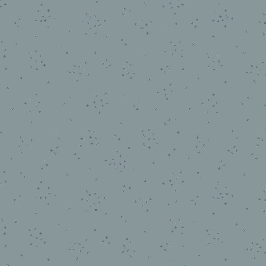 Fabric Riley Blake Storm Scattered-A-Cross by the Quarter Yard C370-STORM