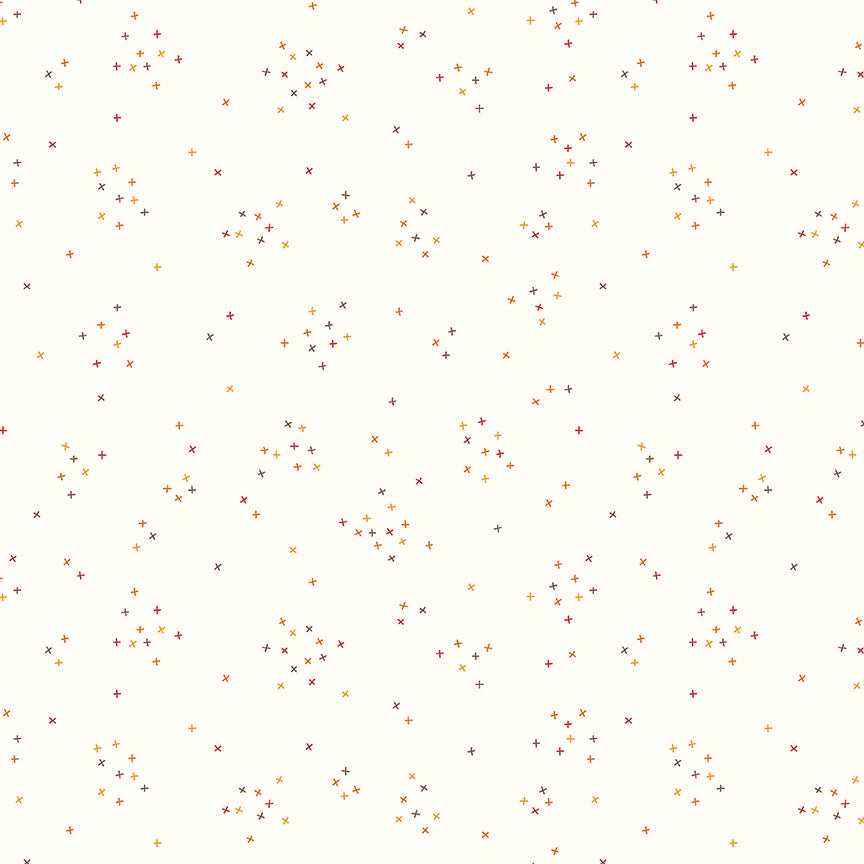 Fabric Riley Blake Fall On Cloud Scattered-A-Cross by the Quarter Yard C375-FALL