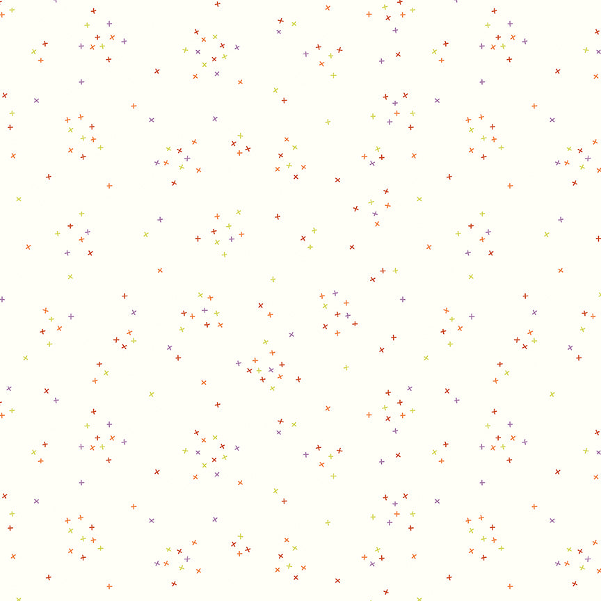 Fabric Riley Blake Halloween On Cloud Scattered-A-Cross by the Quarter Yard C375-HALLOWEEN
