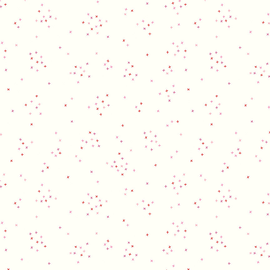 Fabric Riley Blake Valentines On Cloud Scattered-A-Cross by the Quarter Yard C375-VALENTINES