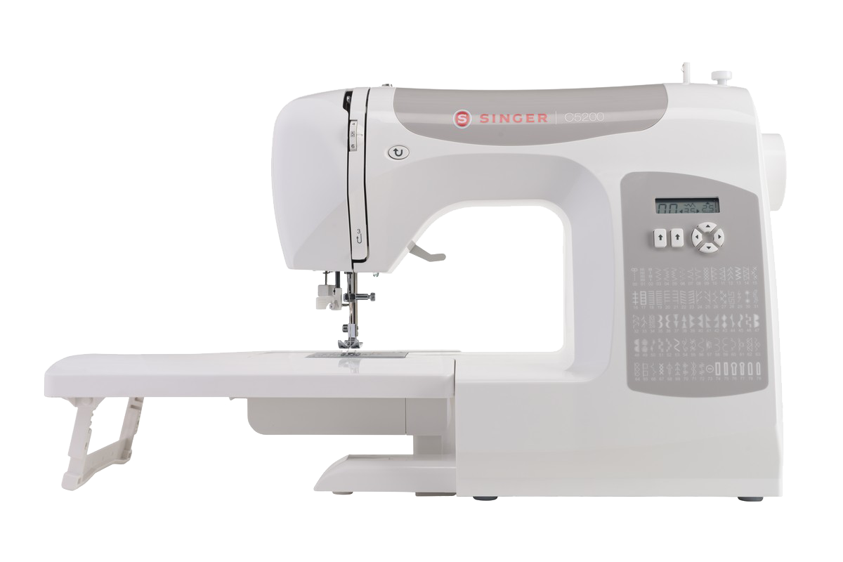 Singer C5200 Sewing Machine gray with table