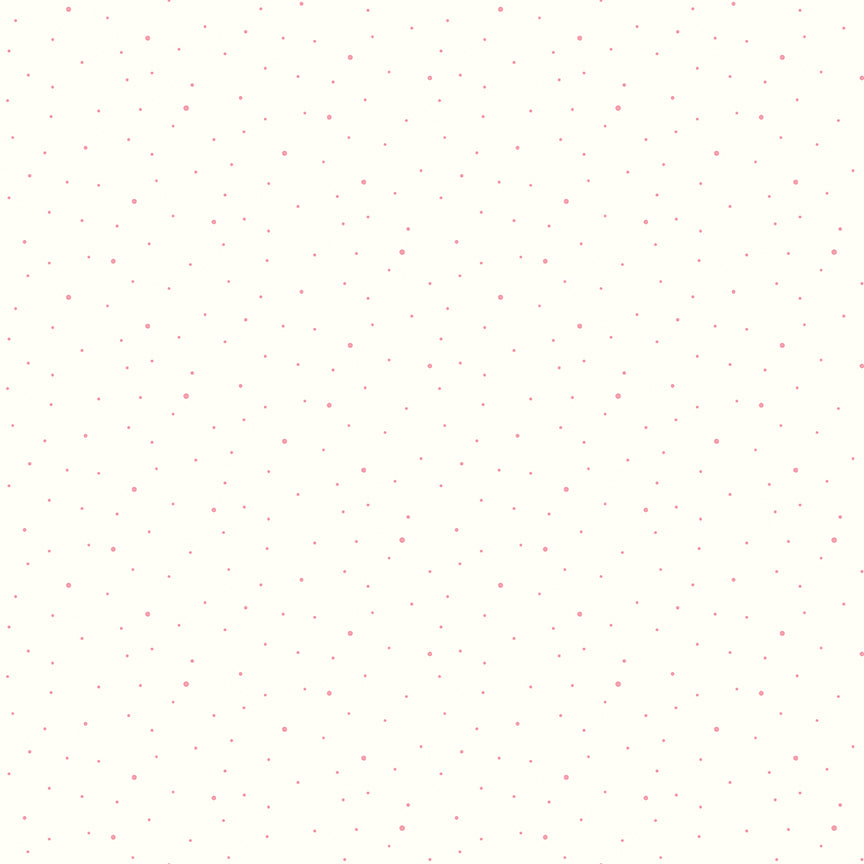 Fabric Riley Blake Peony on Off White Dapple Dot by the Quarter Yard C645-PEONY