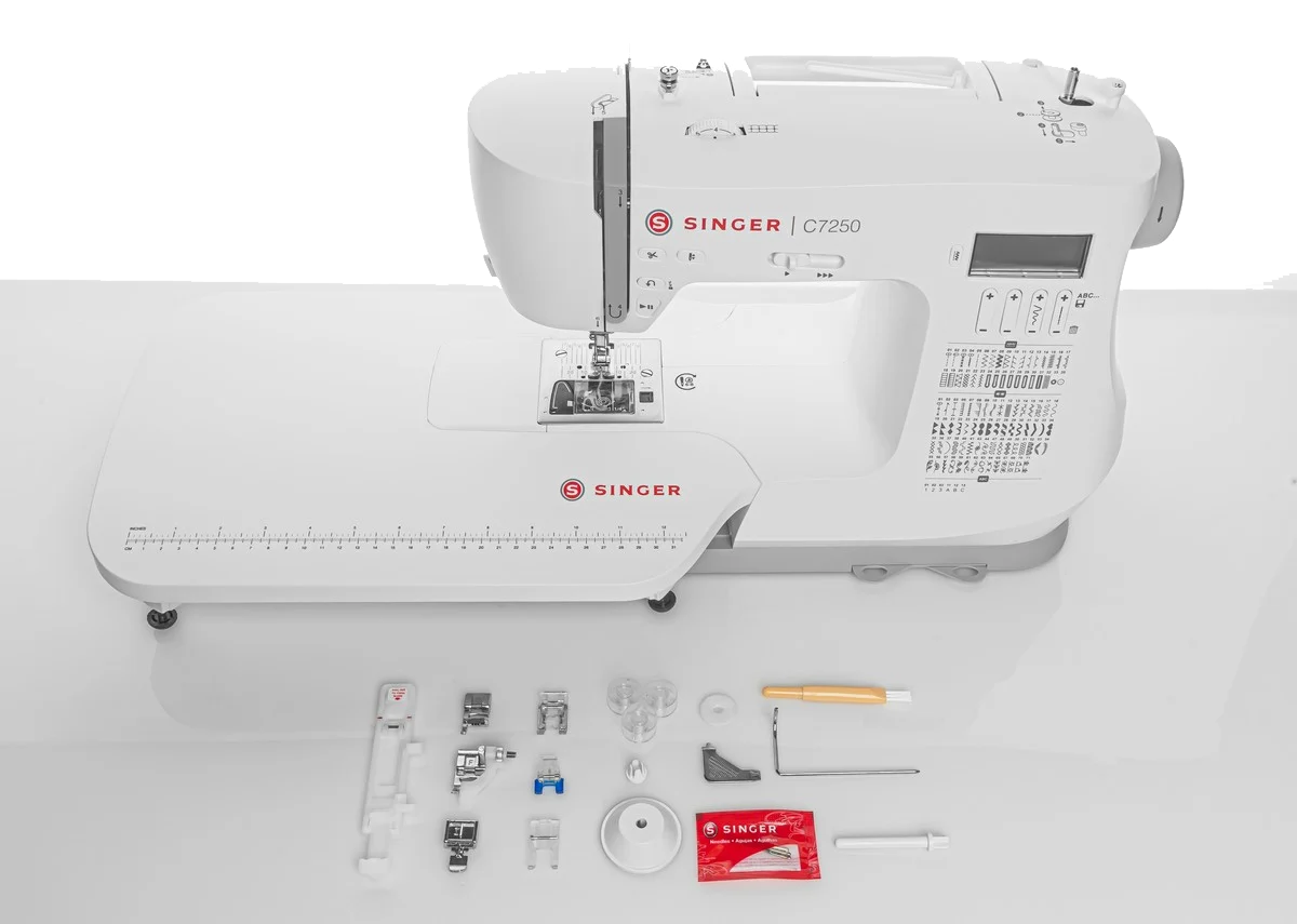 Singer C7250 Sewing Machine and accessories