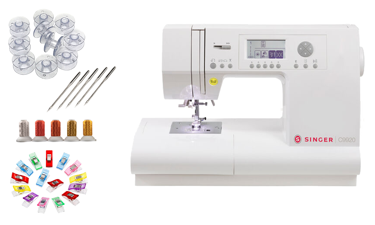 Singer C9920 Sewing Machine bonus package a