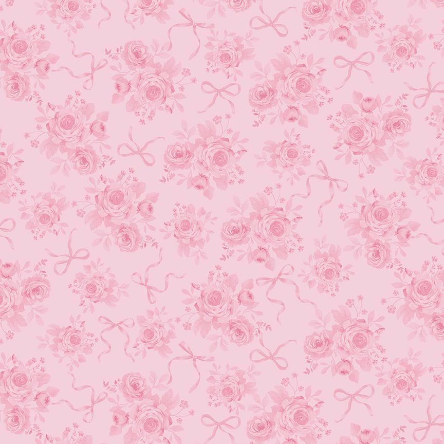 Fabric Timeless Treasures Rose Rose Bouquets Tiny Dancer by the Quarter Yard CD4332-ROSE