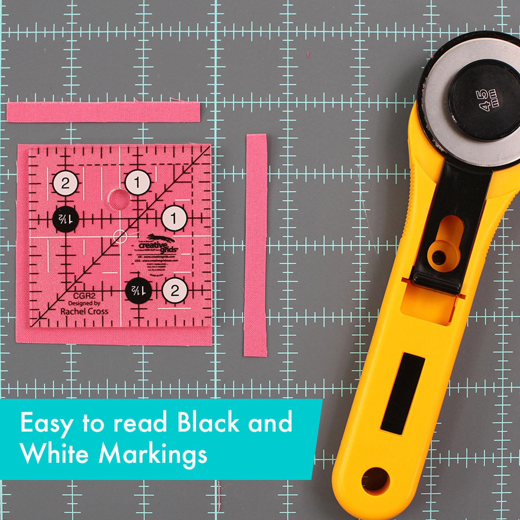 Creative Grids 2.5" Square Ruler CGR2 for Sale at World Weidner