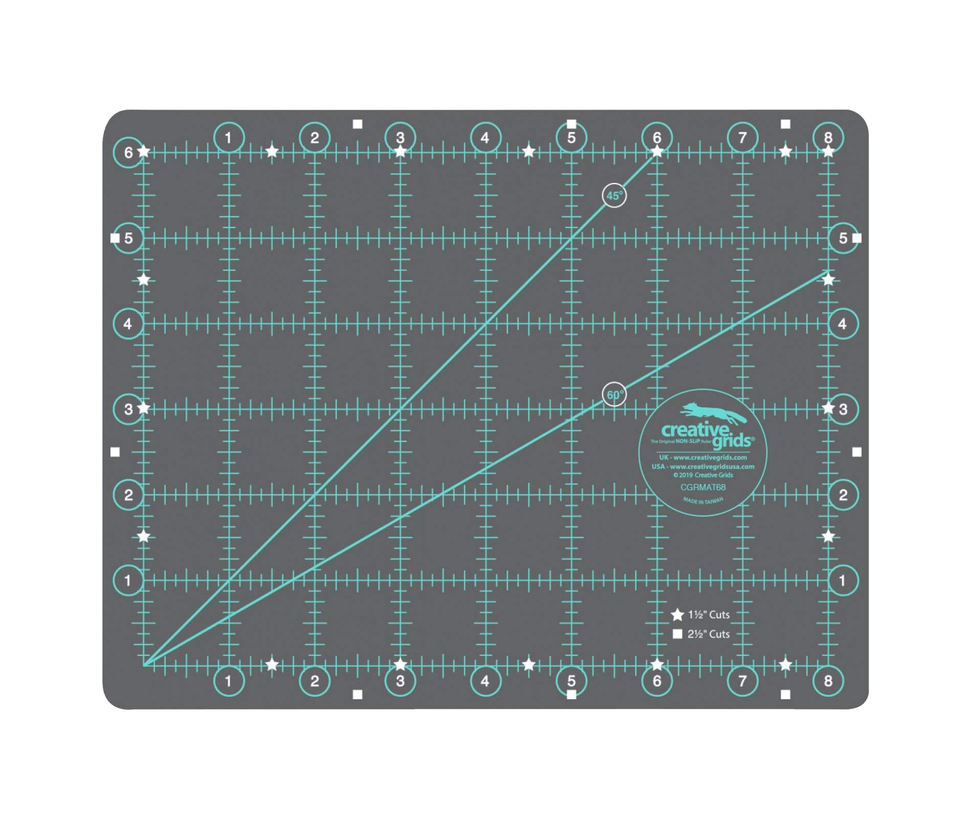 Creative Grids Self-Healing Cutting Mat 6"x8" CGRMAT68 for Sale at World Weidner