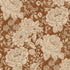 Fabric P & B Textiles Rust Vintage Floral Charlotte 108" Wide Back by the Quarter Yard 6408-IZ